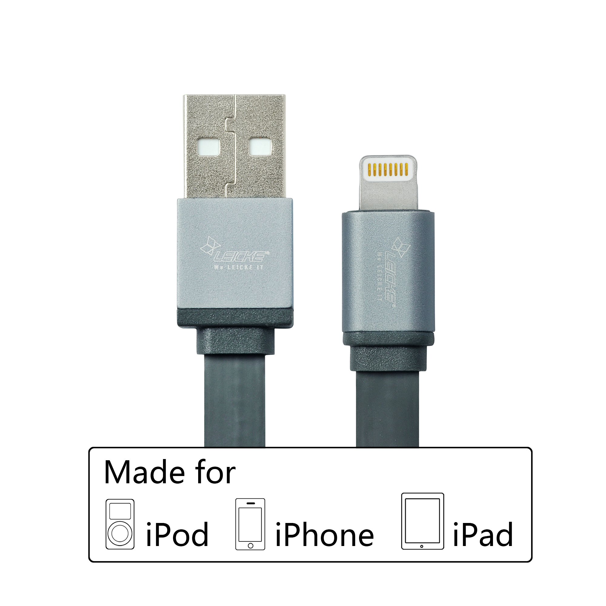 Cable iPhone USB A a Lightning ORIGINAL, [Apple MFi Certificado], 1 m