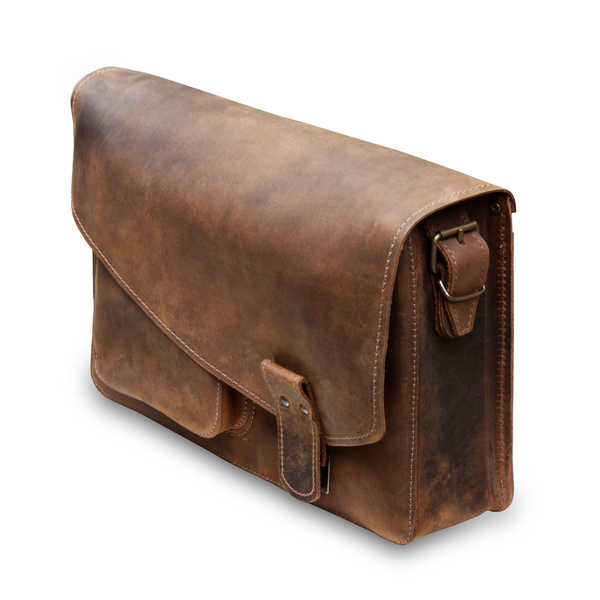 Leicke | MANNA Leather Laptop Bag for MacBook Pro Retina 13“, MacBook