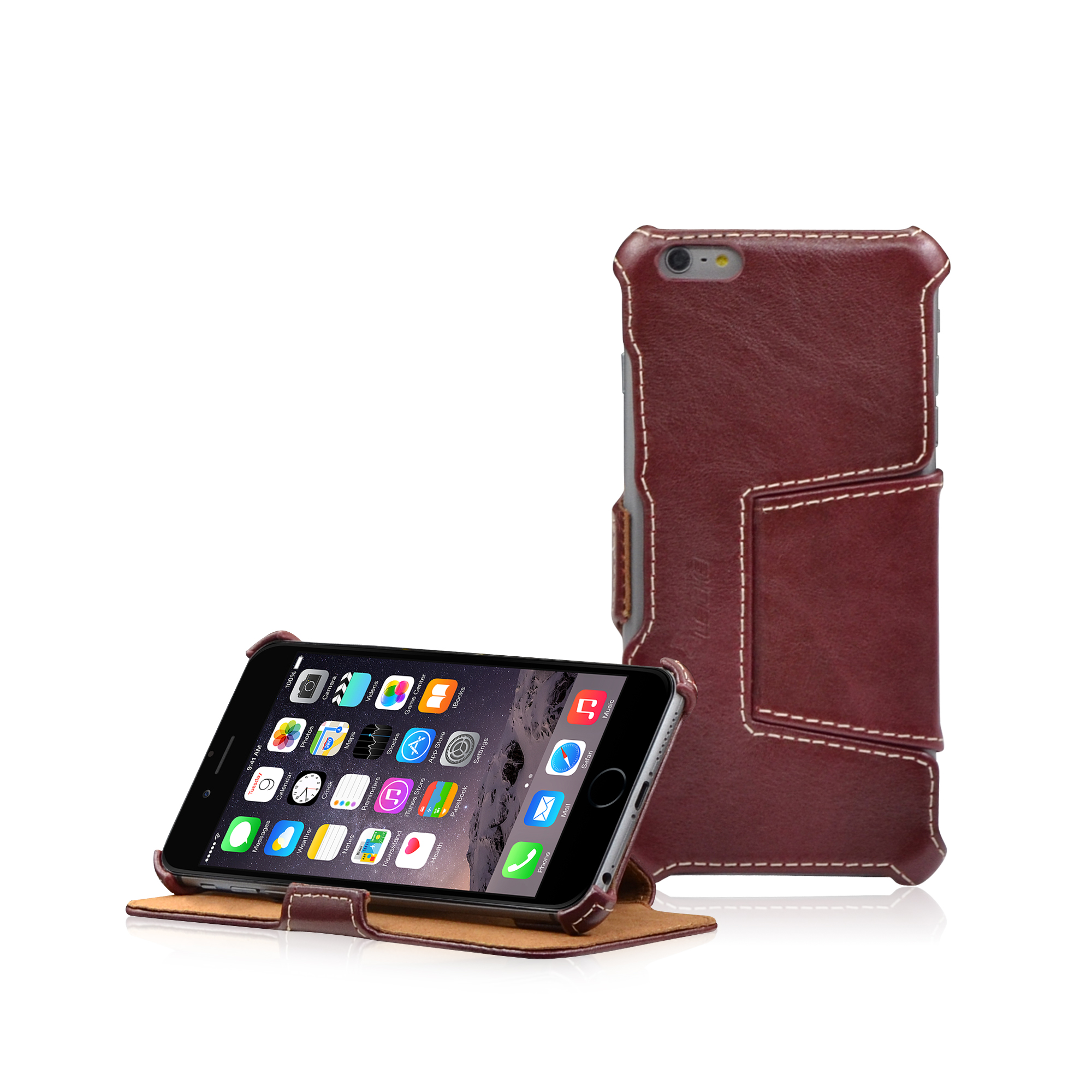 Protective Leather Case For Apple iPhone 6s Plus 5.5inch