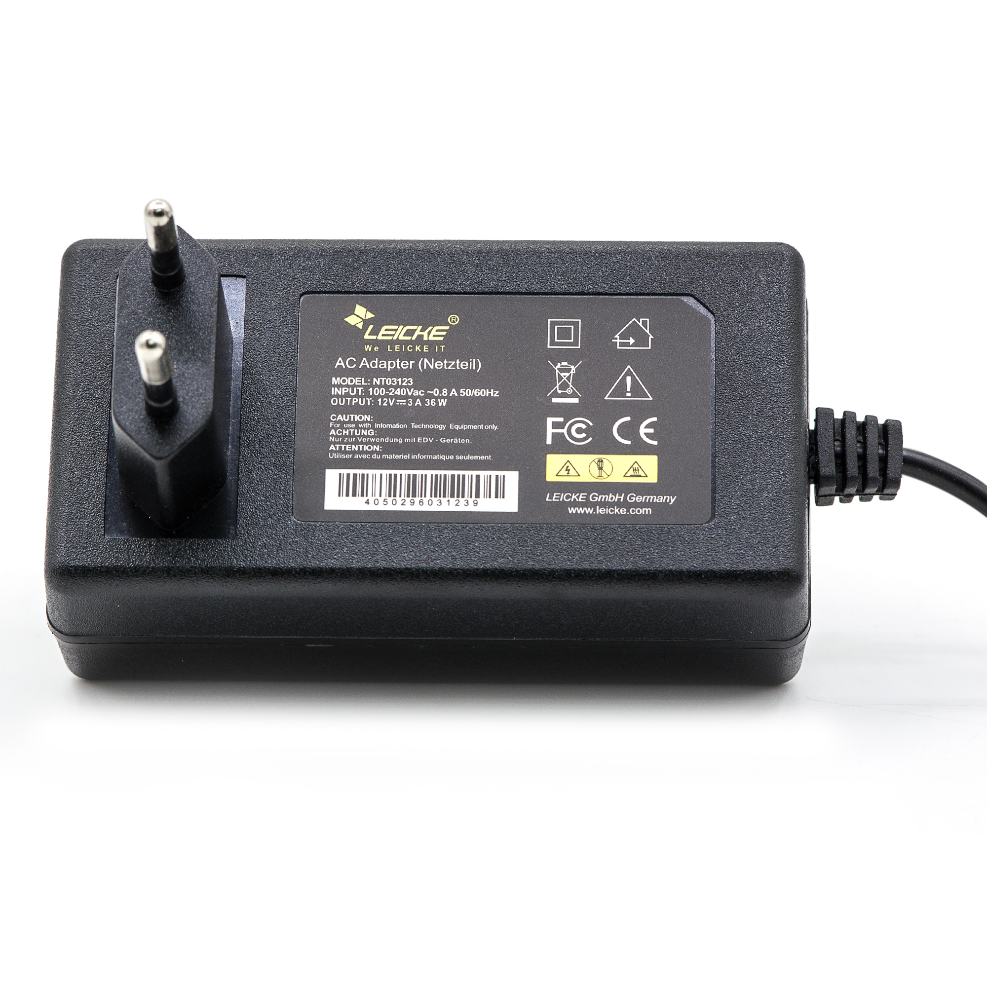 Leicke  LEICKE® Alimentation AC adaptateur secteur pour imprimante