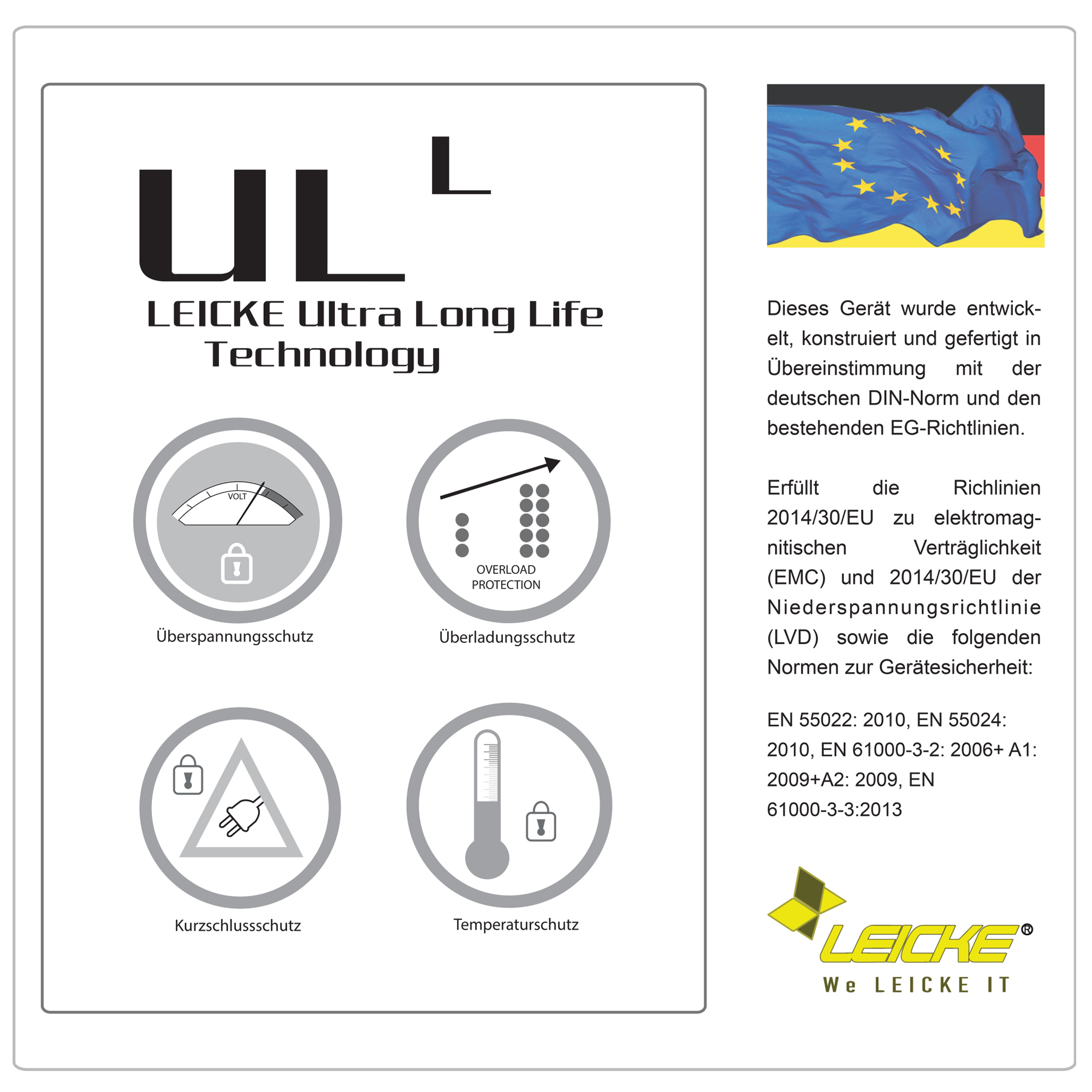 Leicke  LEICKE® Alimentation AC adaptateur secteur pour imprimante