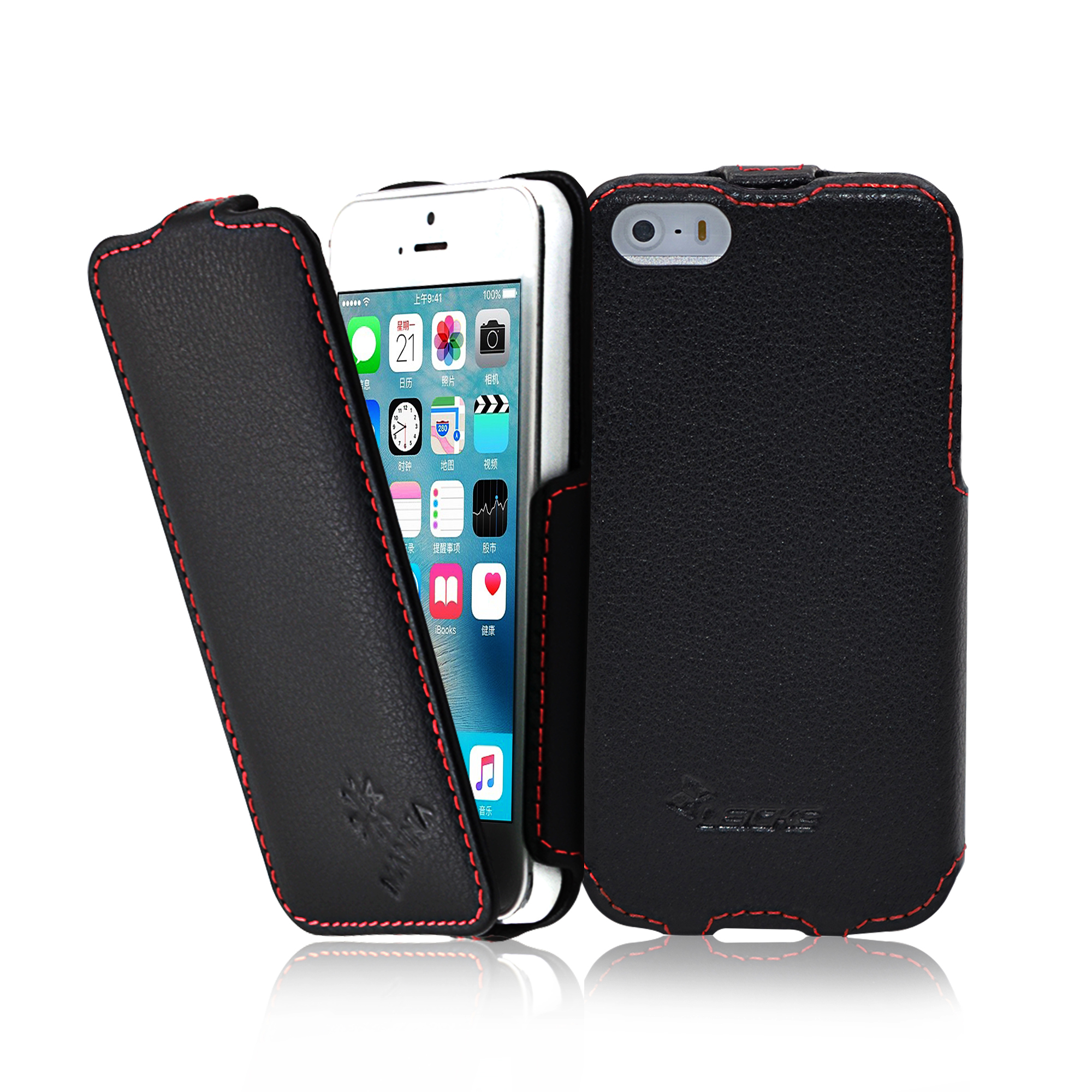Leicke | MANNA UltraSlim iPhone SE iPhone 5 iPhone Flip Case Cover