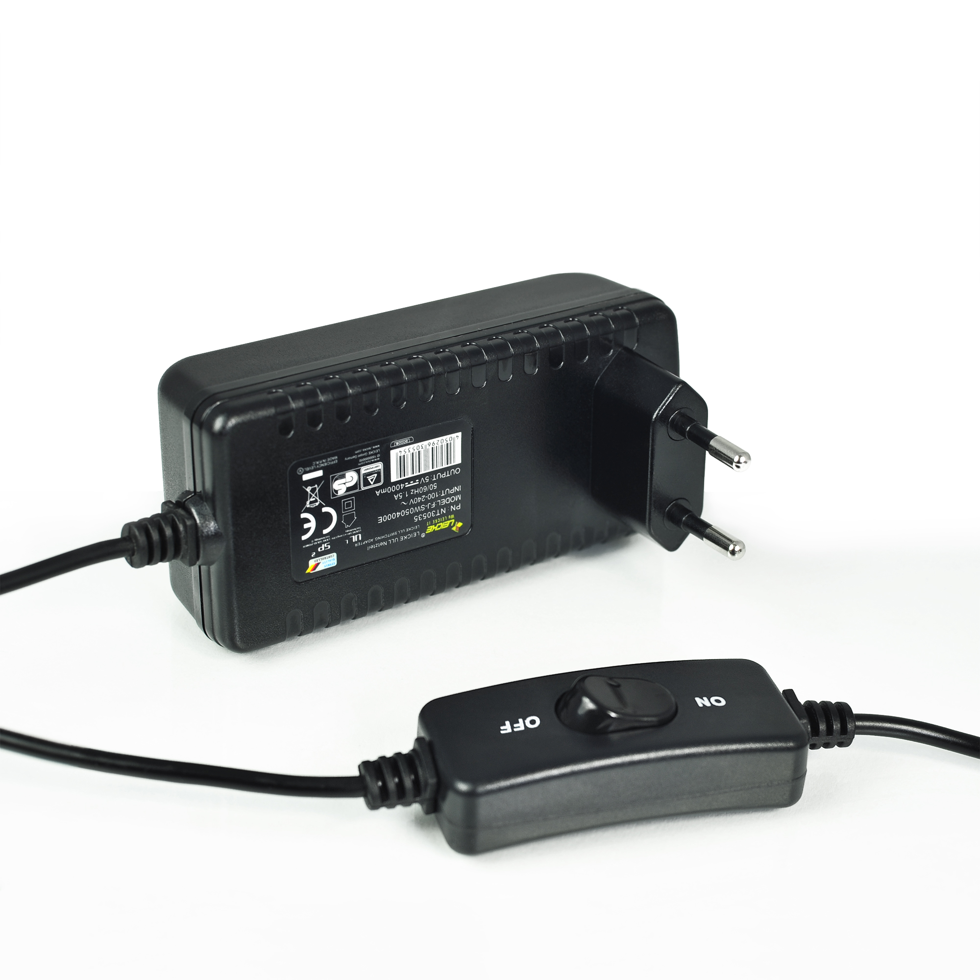 LEICKE Alimentatore Universale Micro USB 5V 2.5A (12.5W) Per Raspberry Pi 3, Pi 2, Pi Zero, Banana Pi E Smartphone